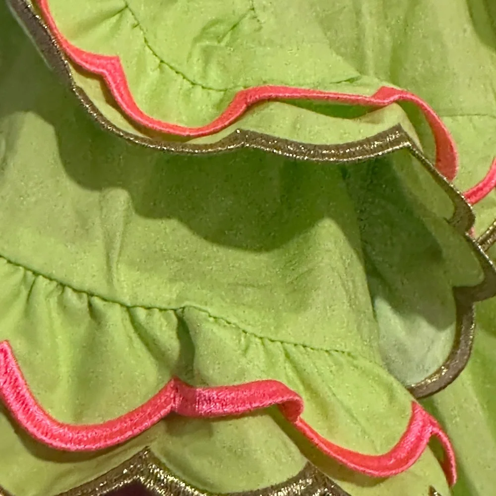 CeliaB Neon Green Dress with Pink Accents - Picture 12 of 15